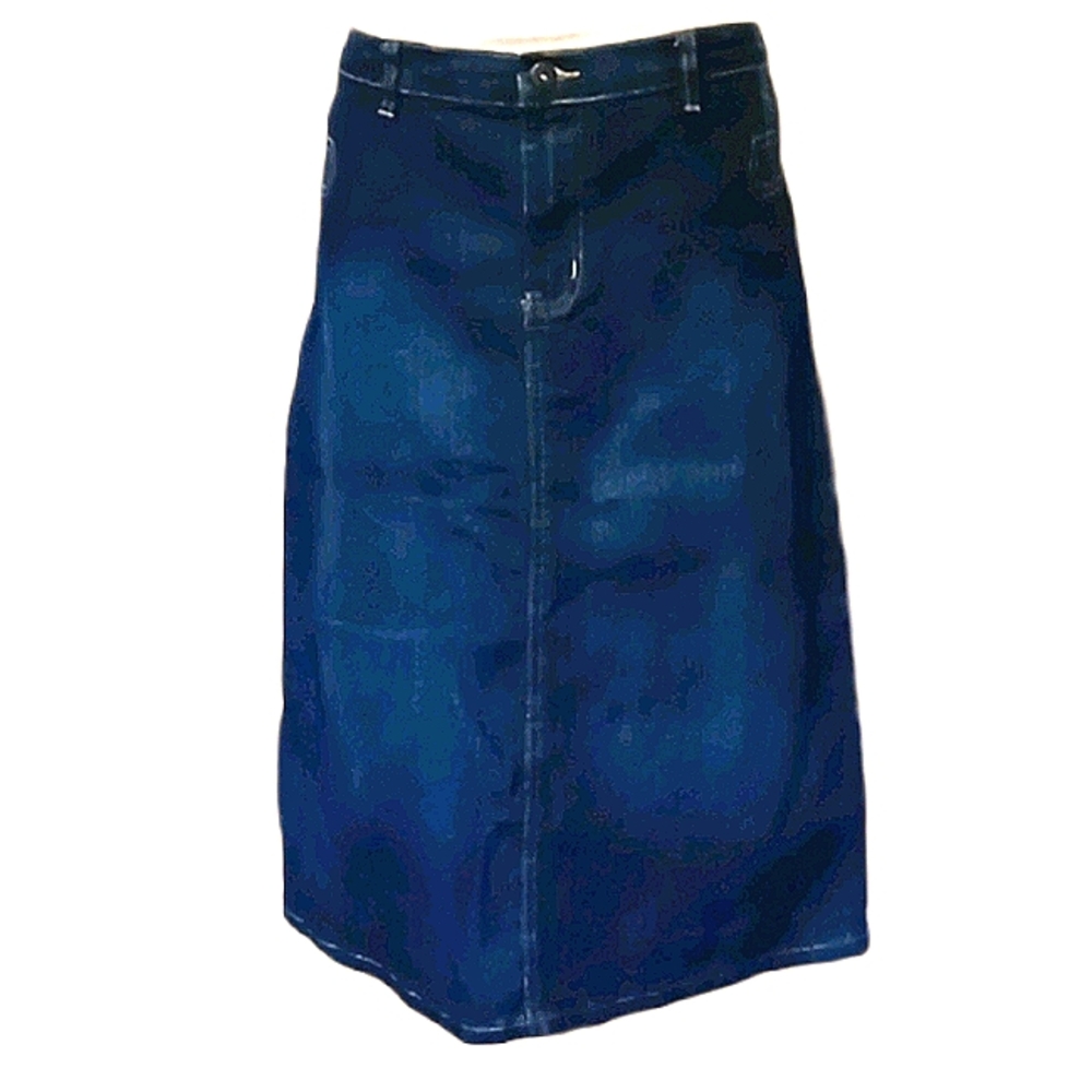 Out jeans midi Skirt sz M